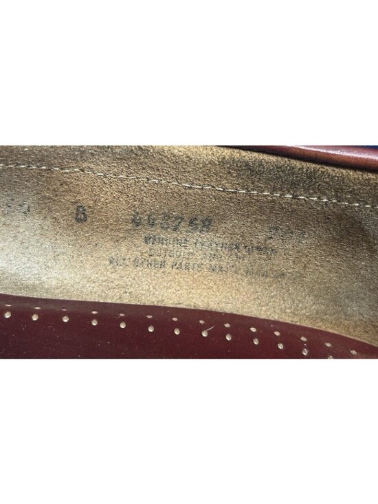Bass & Co Weejuns 14 Classic BURGUNDY Layton Leather Kiltie Tassel Loafers Shoes main image 9